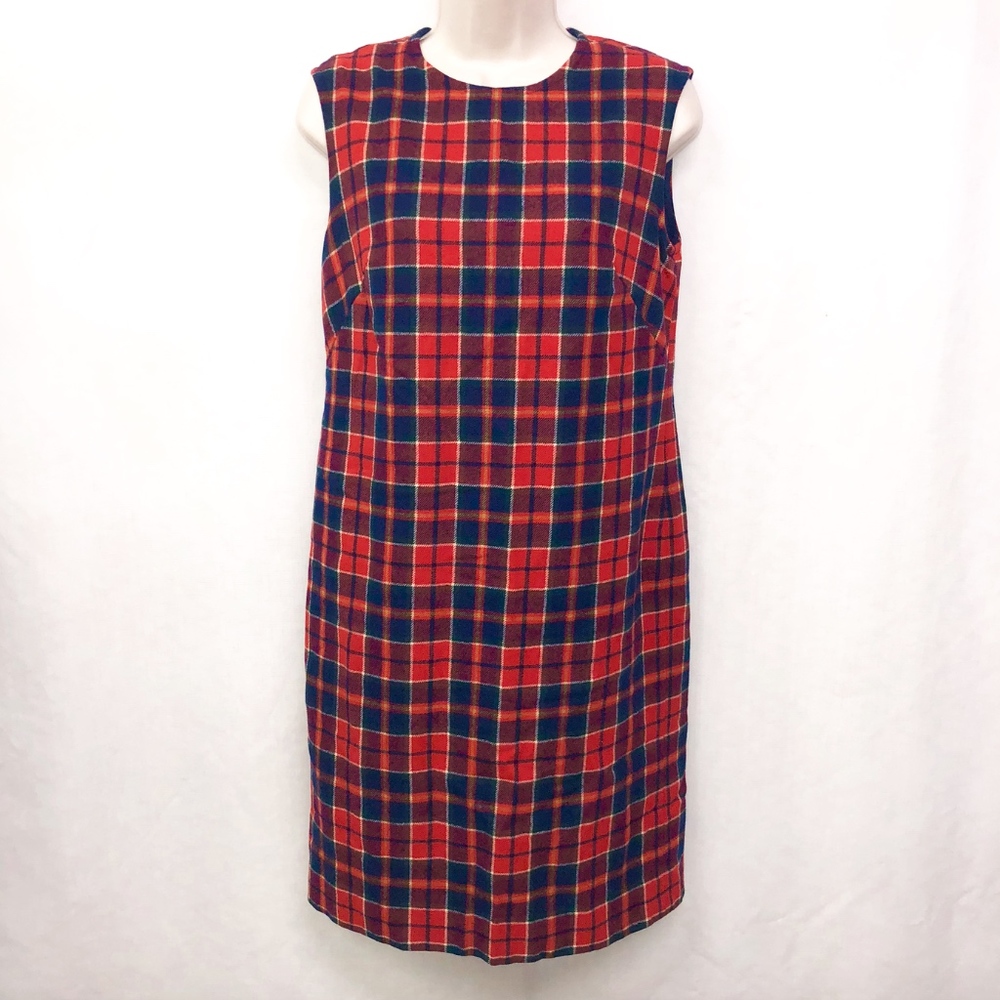 Vintage Pendleton Plaid Wool Dress Jacket Sz 10 12
